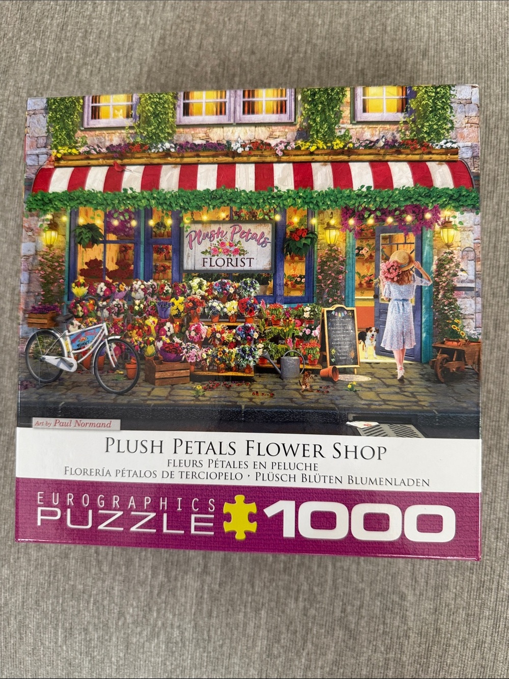 Eurographics Plush Petals Flower Shop 1000-Piece Puzzle - Colorful Floral Design